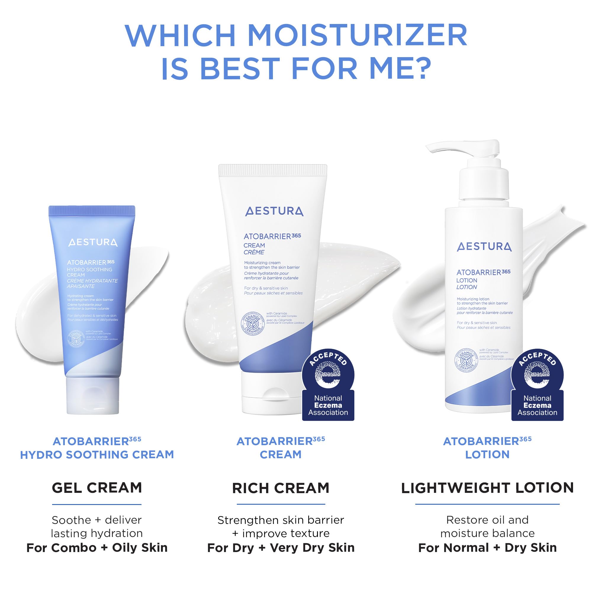 AESTURA ATOBARRIER365 hydro gel-cream hand redistribution suggests quick absorption