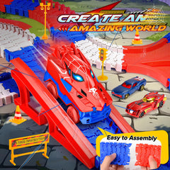 Aetyni Spider track bridge parts enable exciting elevated routes for kids.
