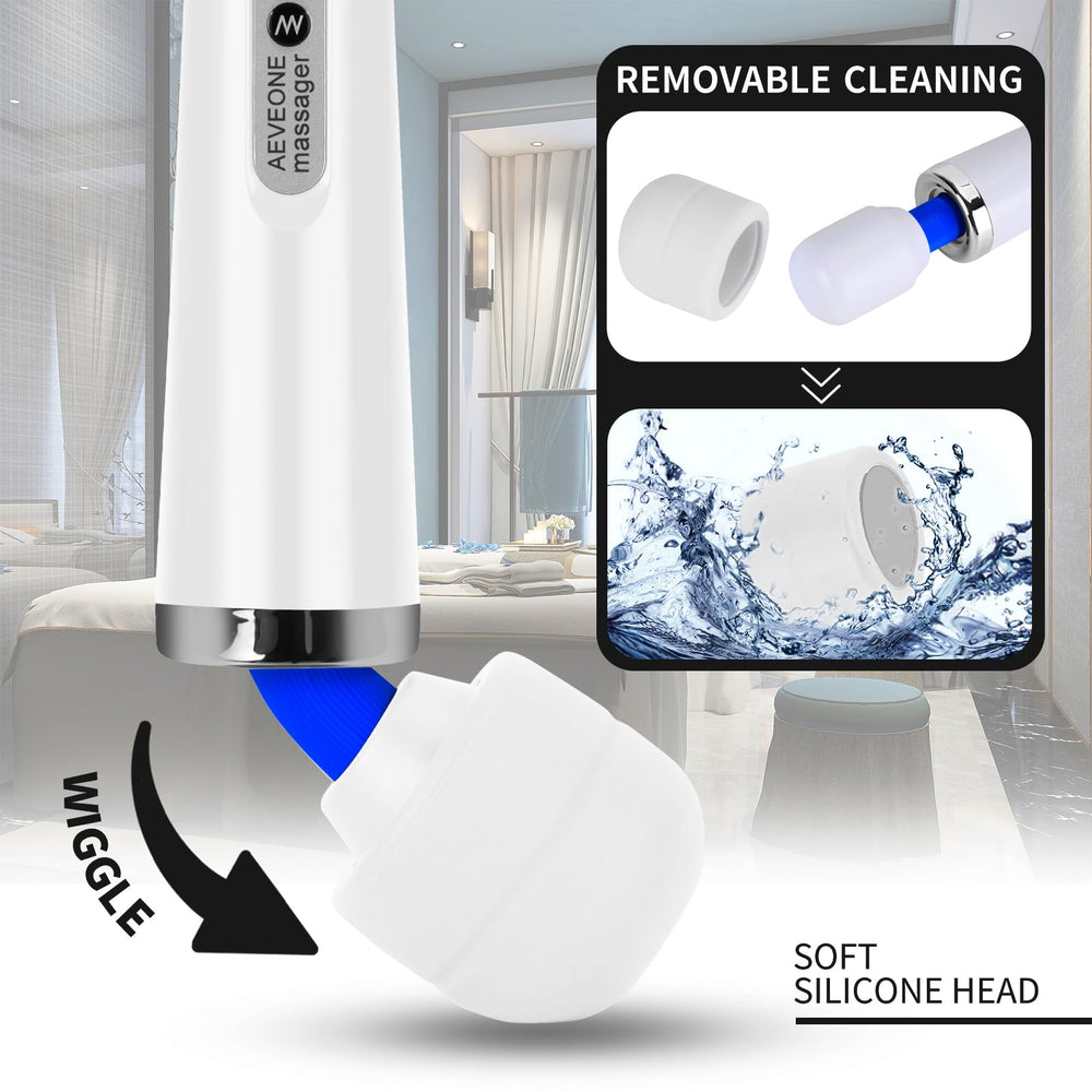 AEVEONE massager with 360-degree neck flexibility for full reach.