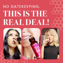 Pouring AFC Ageless bottle reveals smooth, odorless liquid texture