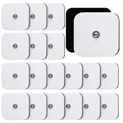 AFDEAL TENS pads 2x2 inch adhesive surface for secure hold.