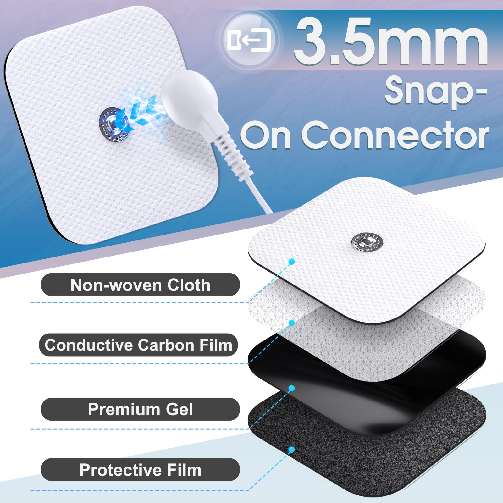 AFDEAL pads with 3.5mm snap connector compatibility in view.