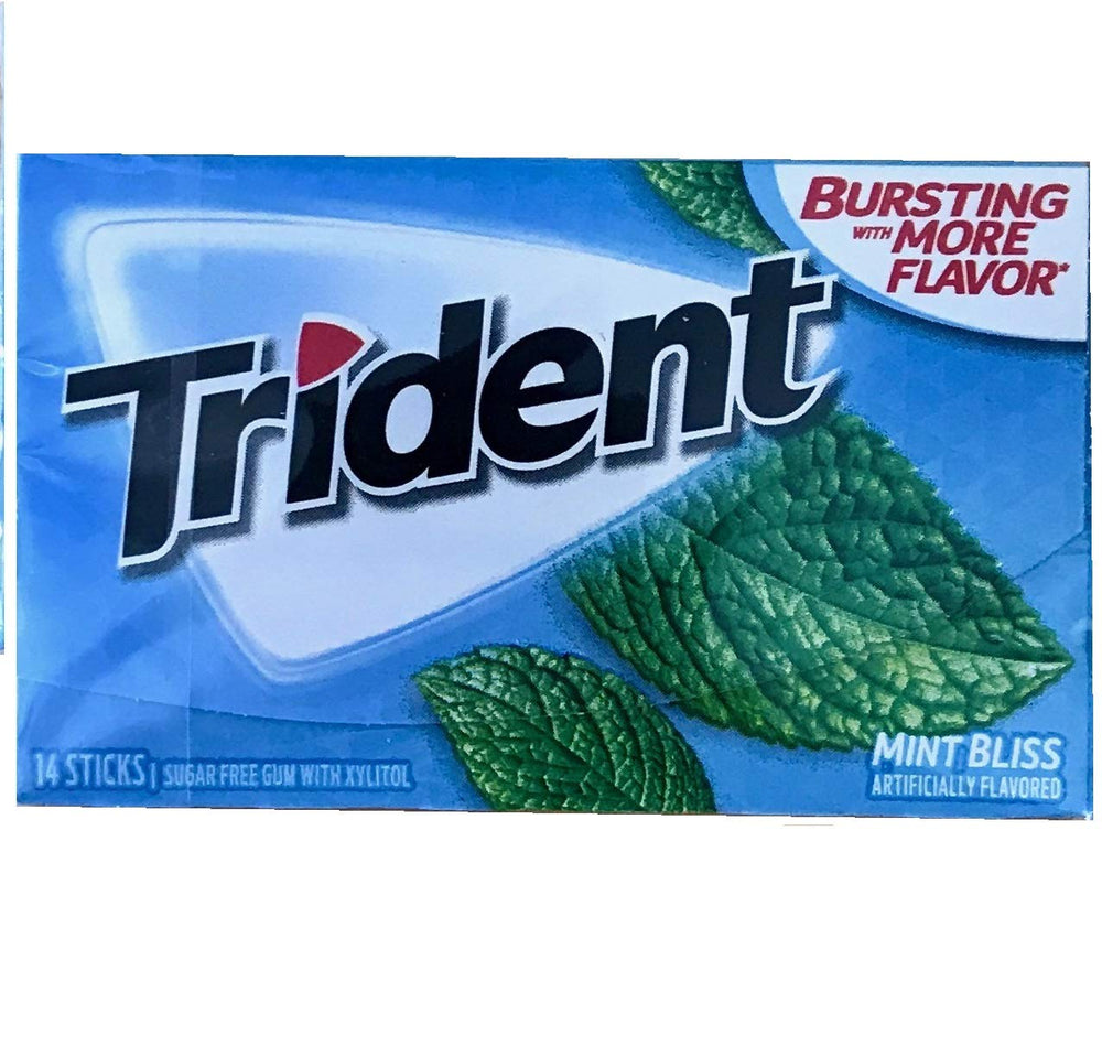 Affectionary Trident Mint Bliss pack, cool mint experience for any moment.