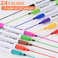 Fine-point Affisure markers ideal for precise writing and detailed drawings