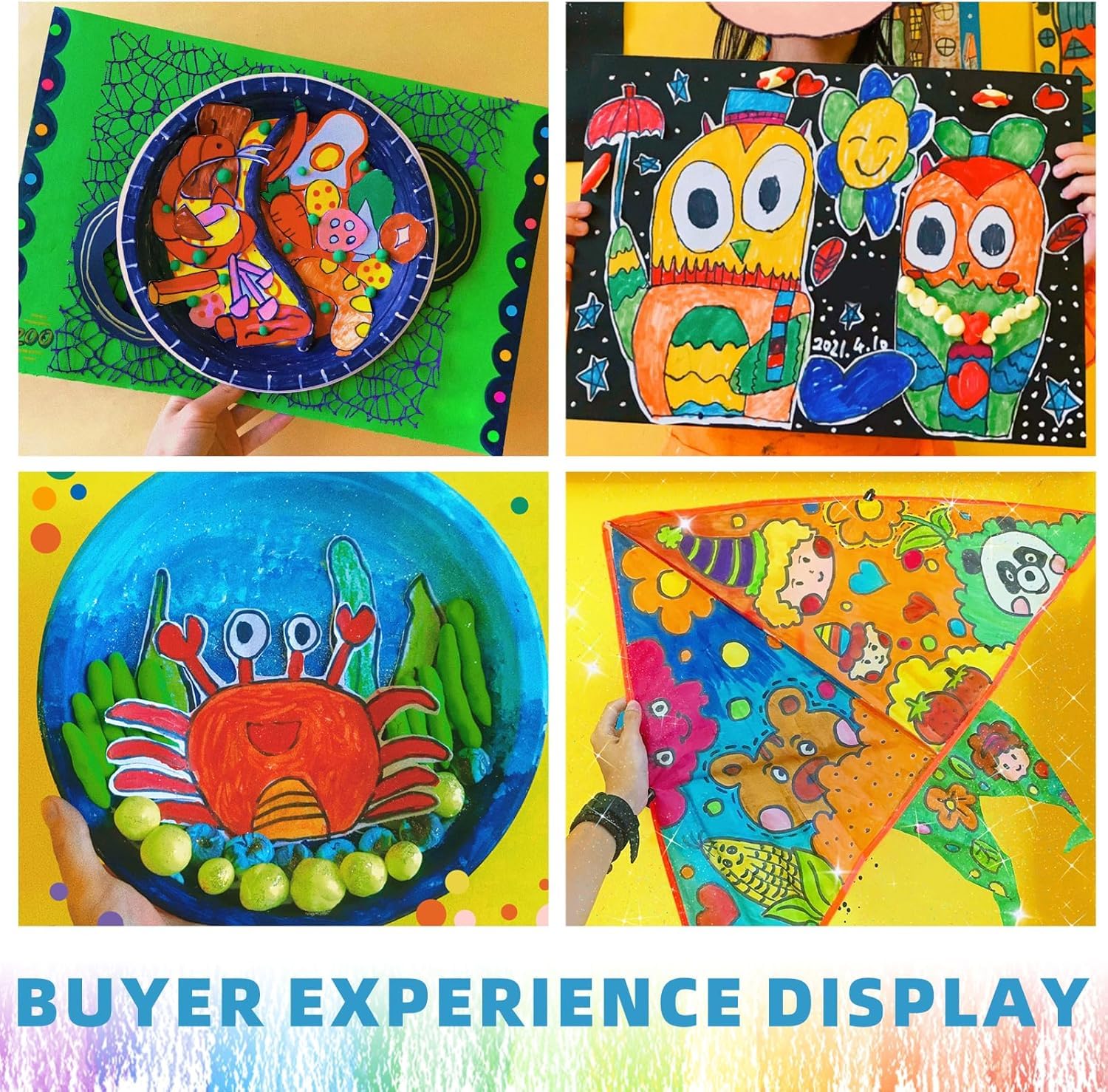 Markers on plastic surfaces for bold labels and crafts
