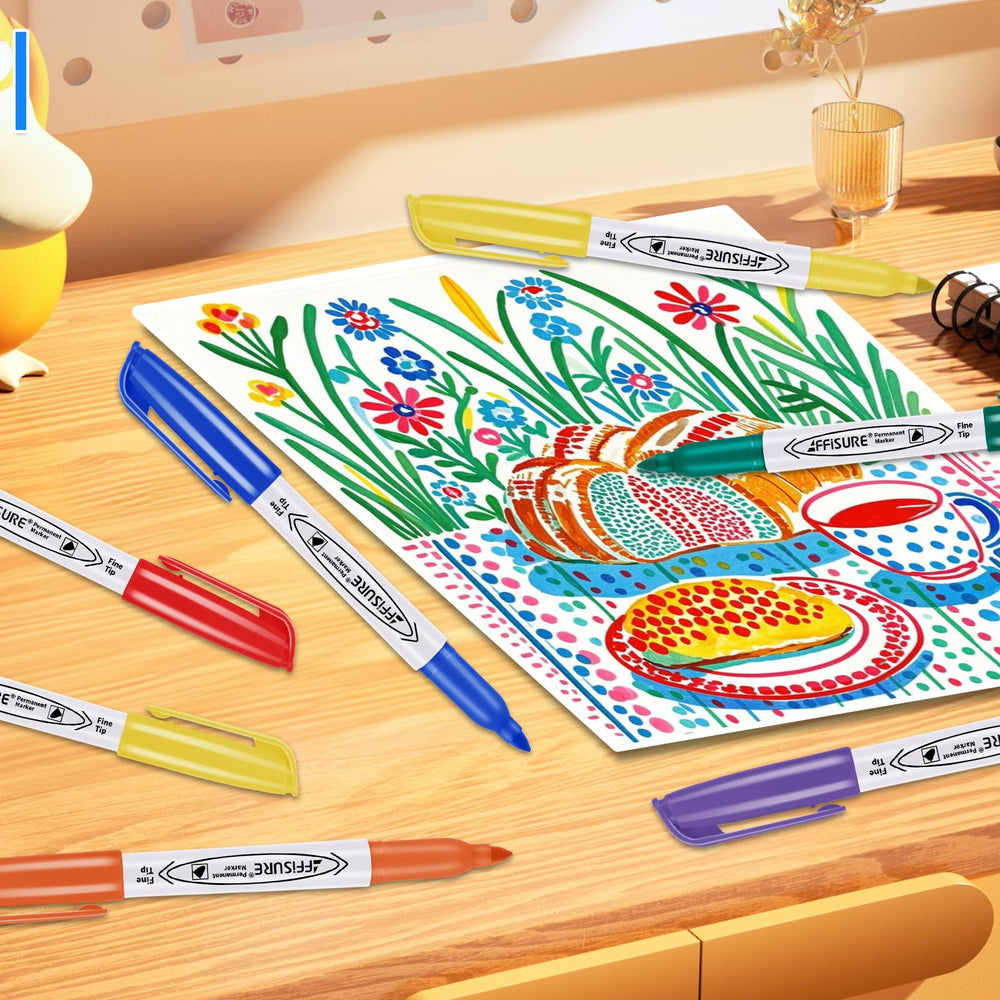 Classroom and studio use by Affisure markers for versatile projects