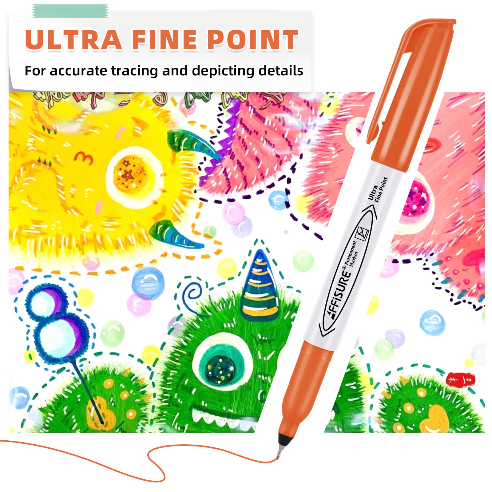 Affisure waterproof quick-dry ink resists smudging during crafts.