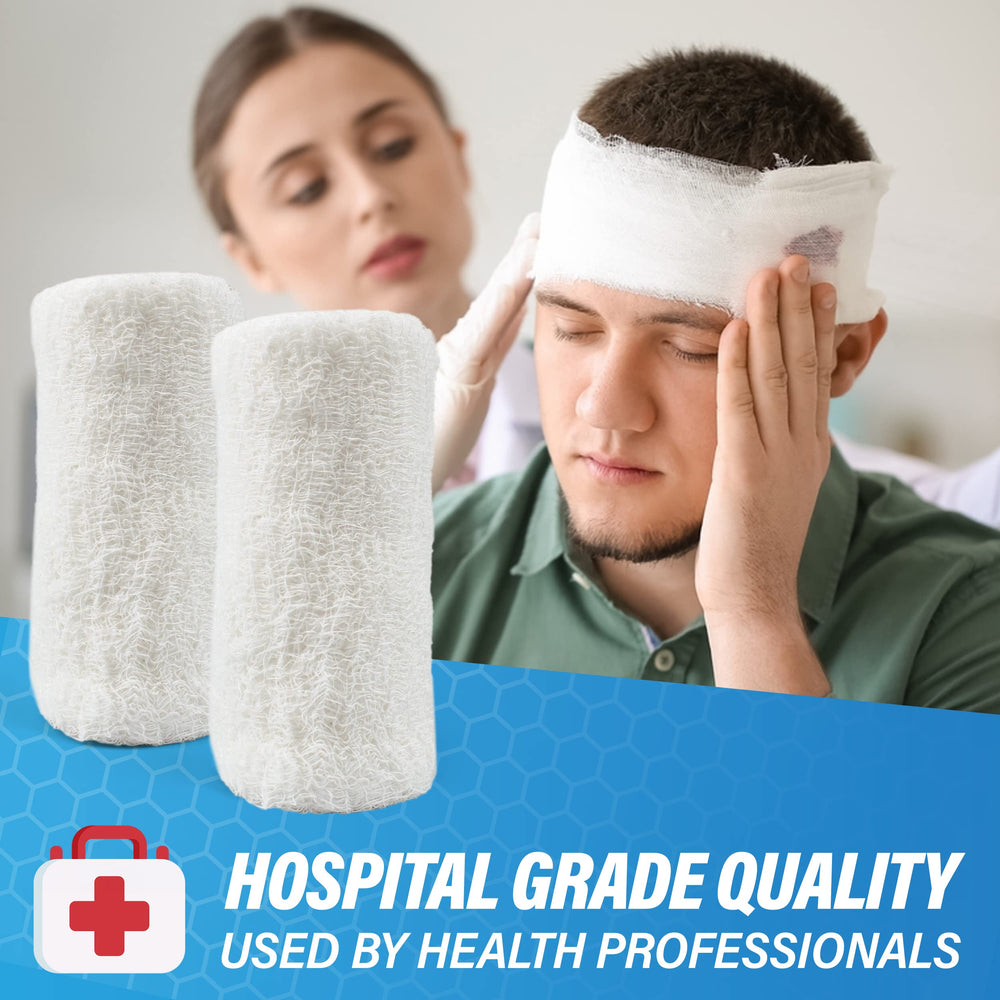 Affordtex hospital-grade gauze roll in sterile packaging