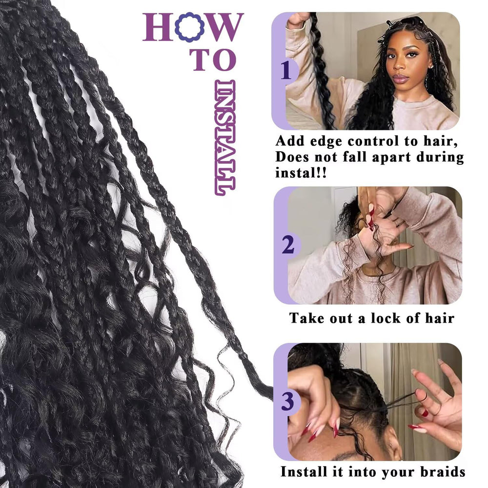 Afihond 110g three bundles for fuller 18-inch braids and volume