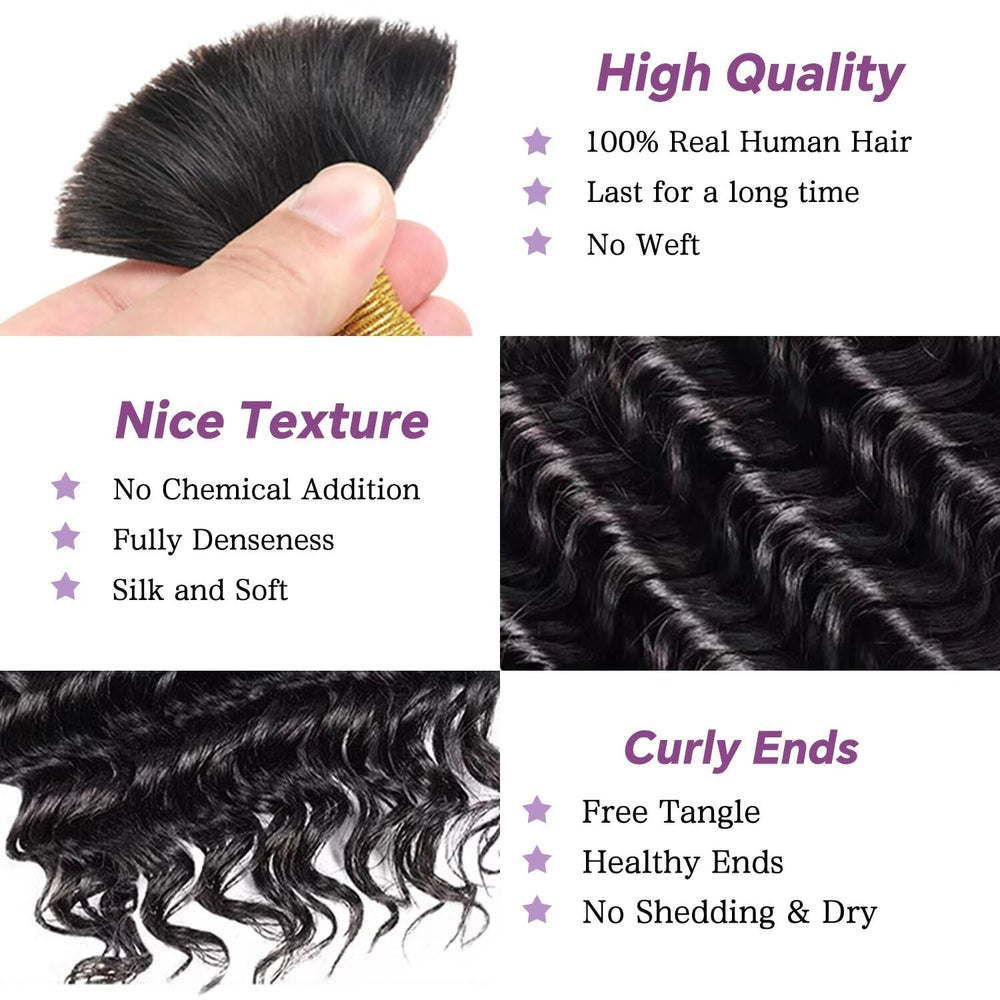Afihond bulk hair for knotless boho braids offering versatile styling options