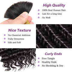 Afihond bulk hair for knotless boho braids offering versatile styling options