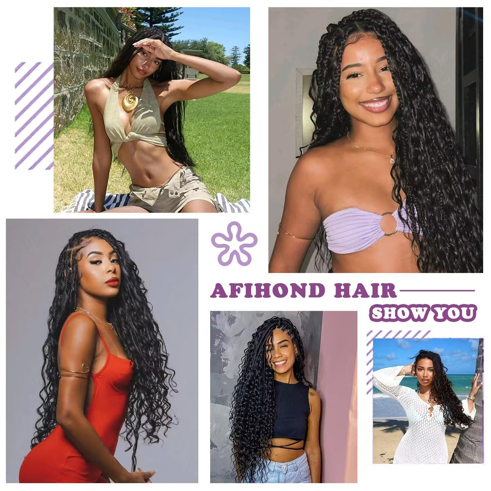 Afihond soft tangle-free curly hair ideal for daily wear and events