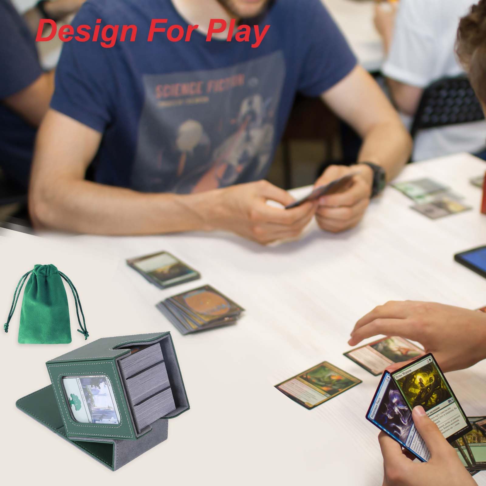 AFIING top loader included for extra card protection and storage