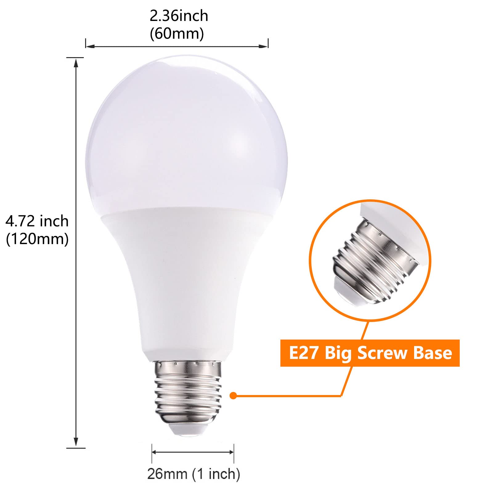 AFINSEA energy-saving LED bulb helps reduce power usage while enhancing mood.