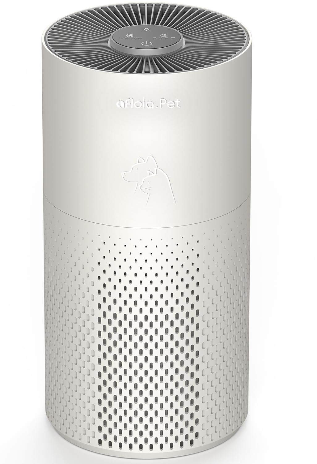 Afloia compact unit shown delivering calm, fresh air in a living area