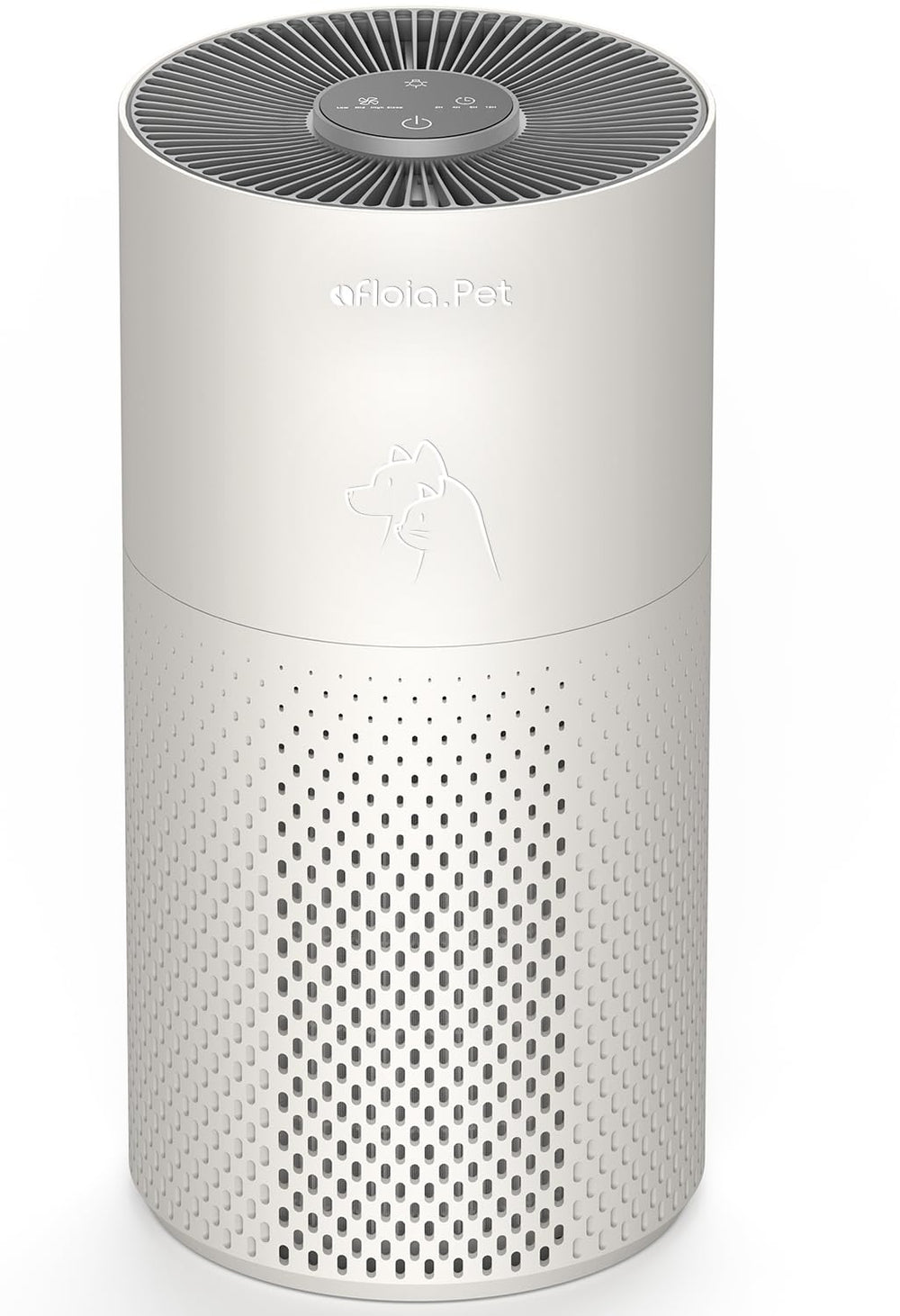 Afloia compact unit shown delivering calm, fresh air in a living area