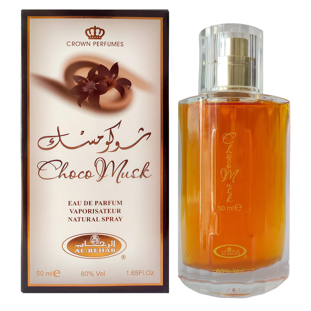 AFLUXE Choco Musk bottle front view showing premium design and luxury appeal.