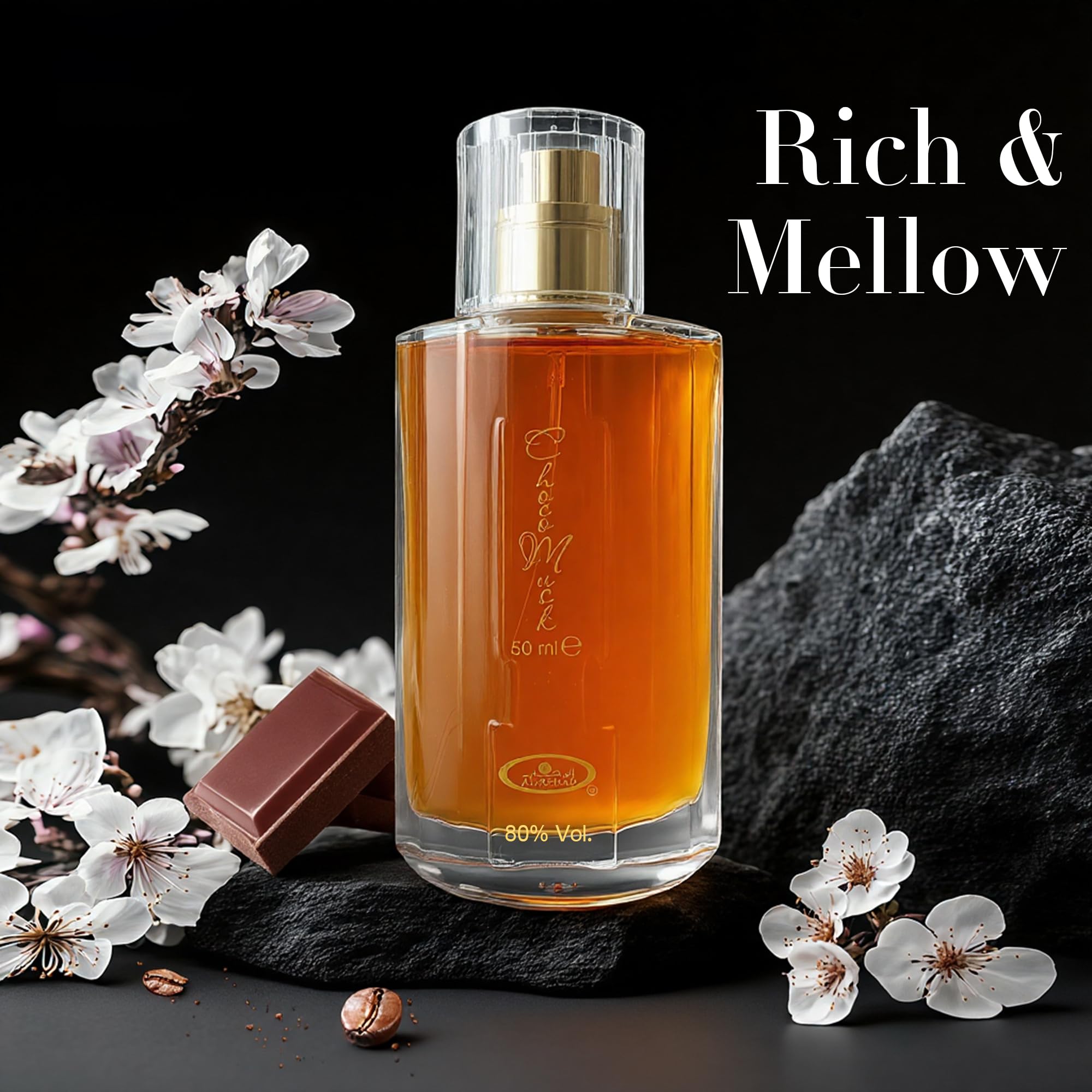 AFLUXE Choco Musk on skin shows subtle diffusion during daily wear.