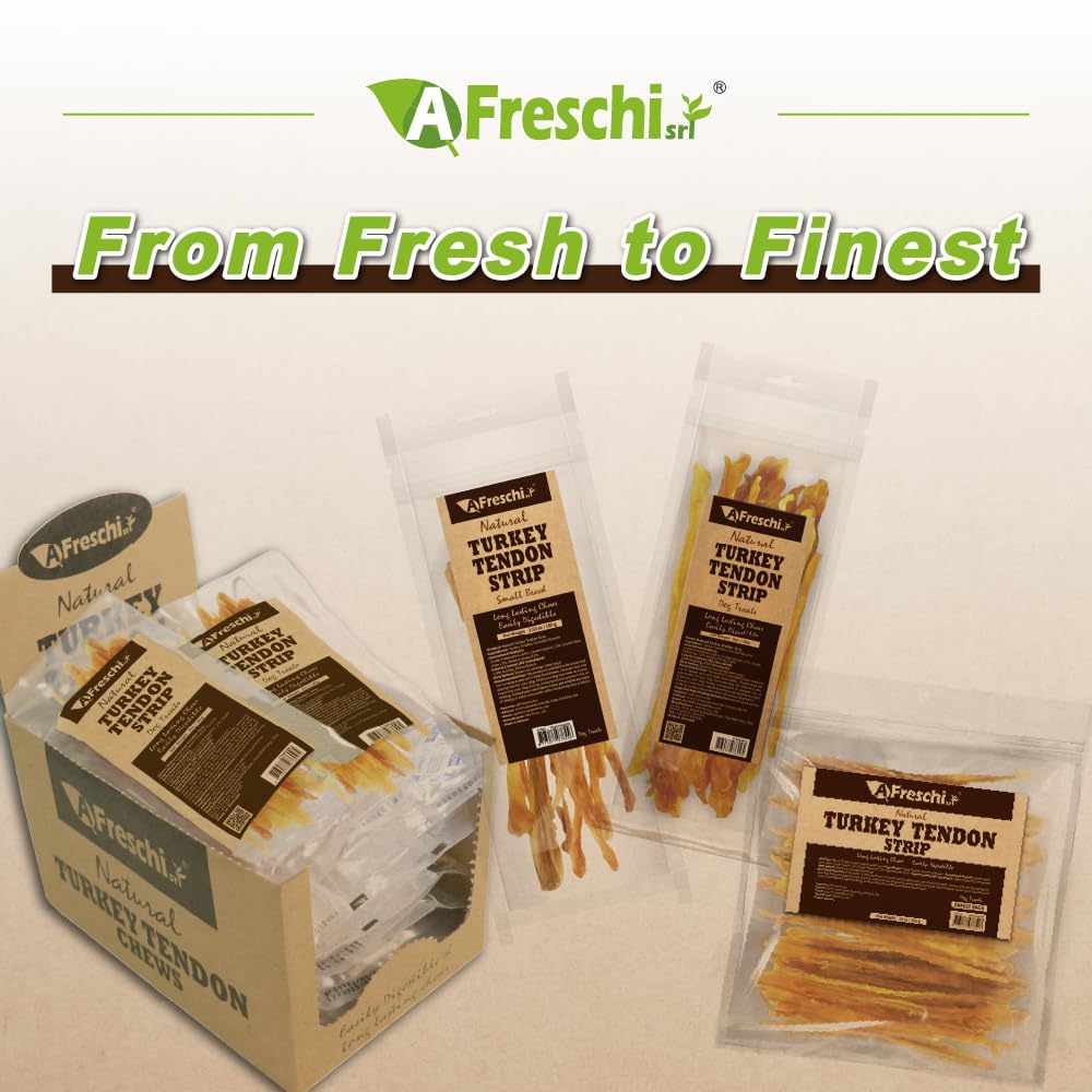 No-fillers ingredients for turkey tendon chews by A Freschi srl