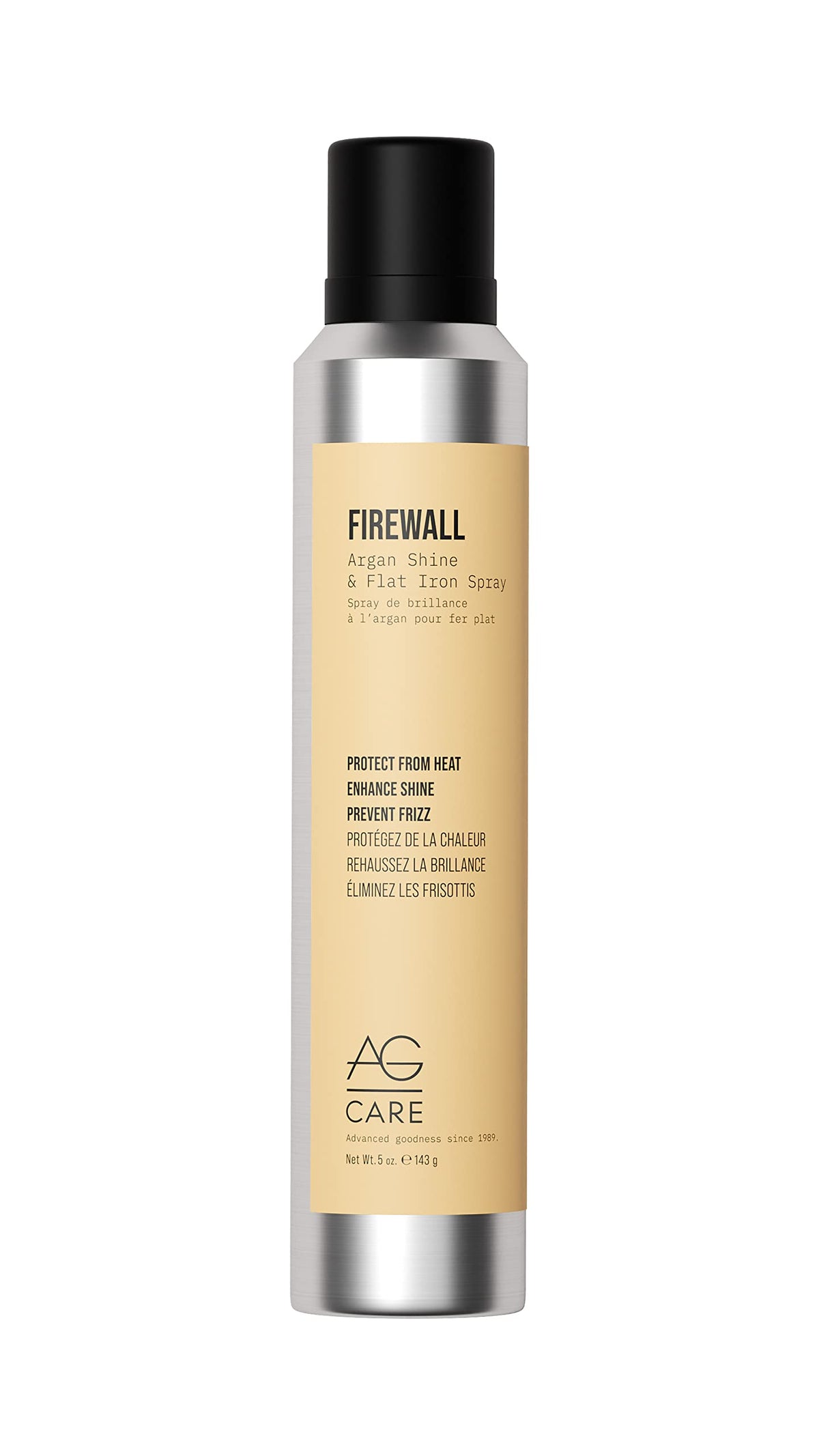 AG Care Firewall argan shine bottle pour shows easy, even application.