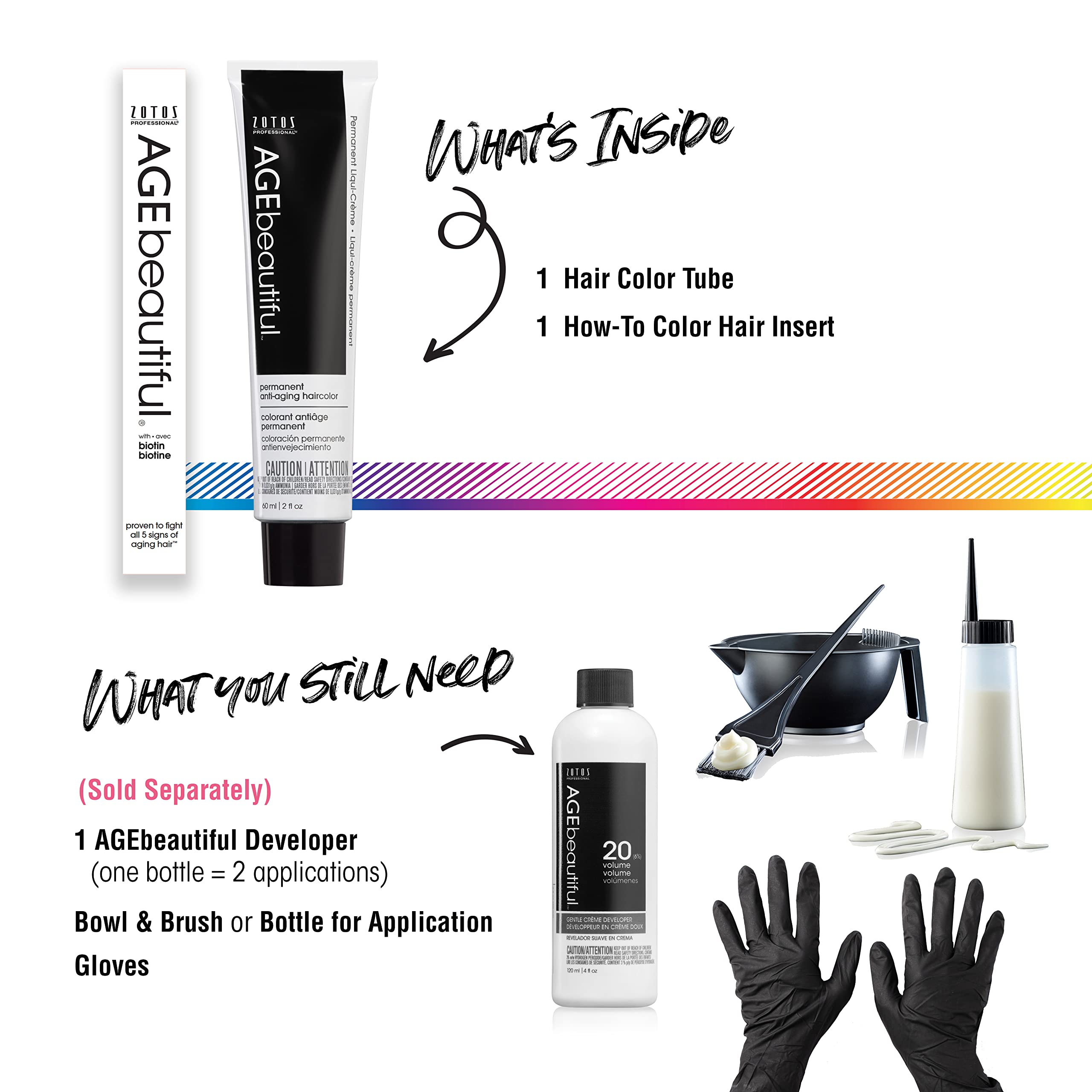 AGEbeautiful dye creates fuller, thicker-looking results