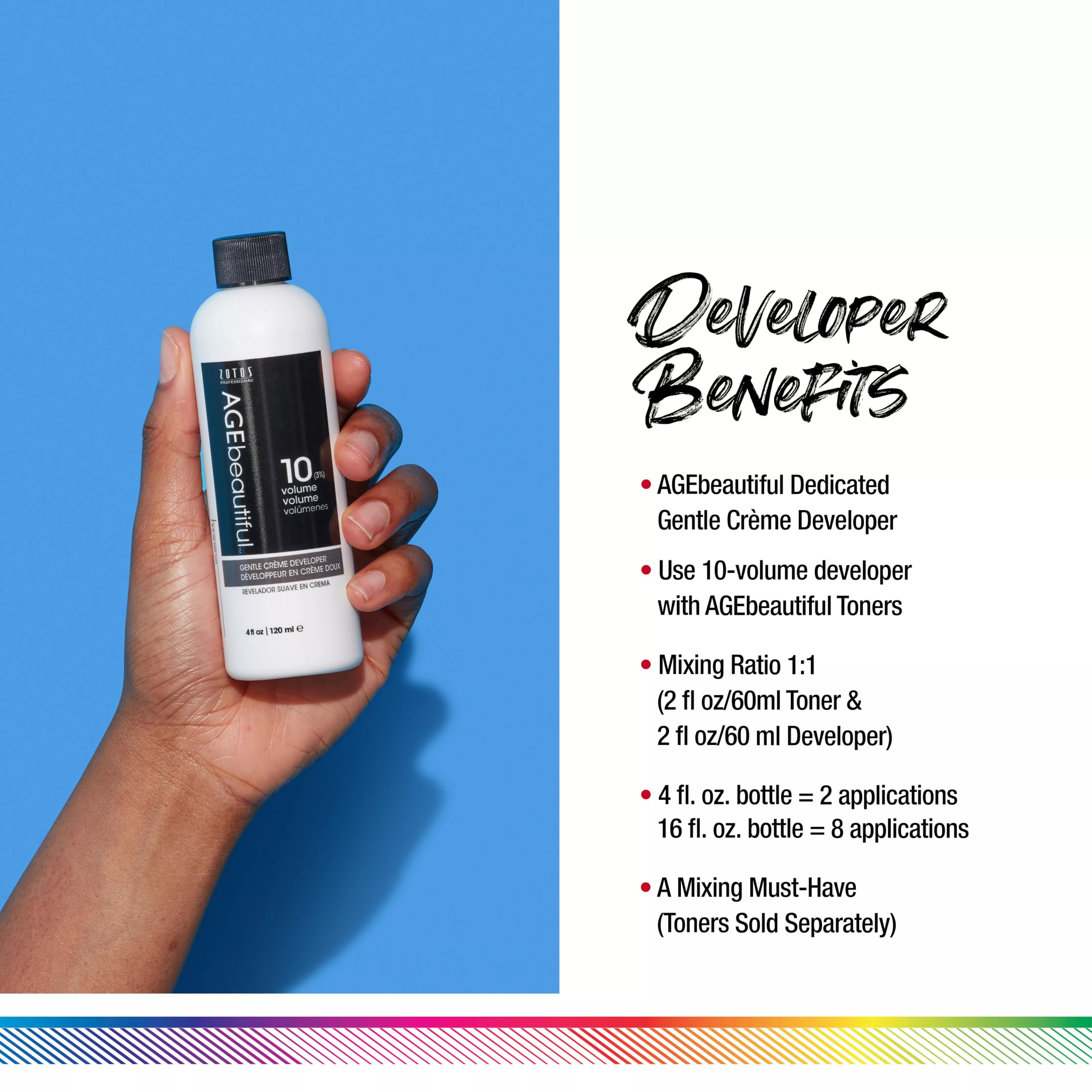 AGEbeautiful mixing bowl with Liqui-Crème color for balanced color application.