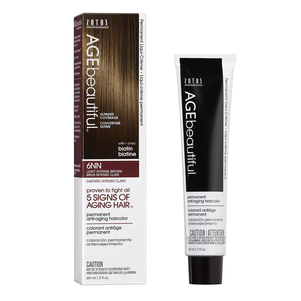 AGEbeautiful permanent liqui creme bottle pour for even color application