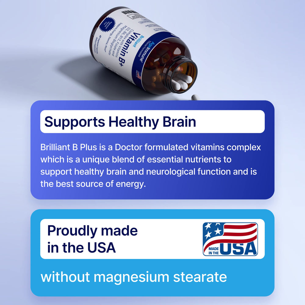 USA-made AgeImmune packaging emphasizing quality and safety.