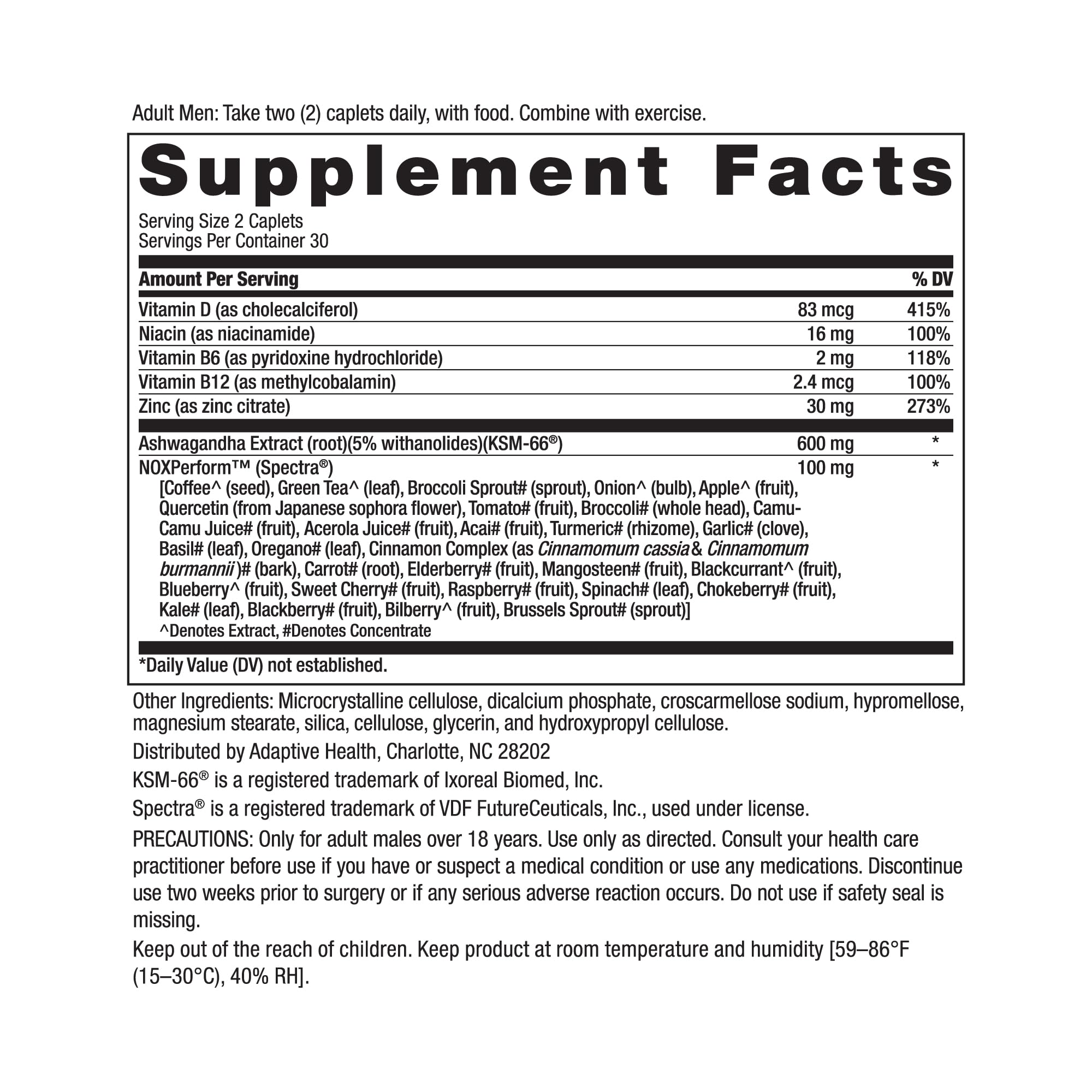 Ageless Male Max packaging highlight for stimulant-free wellness