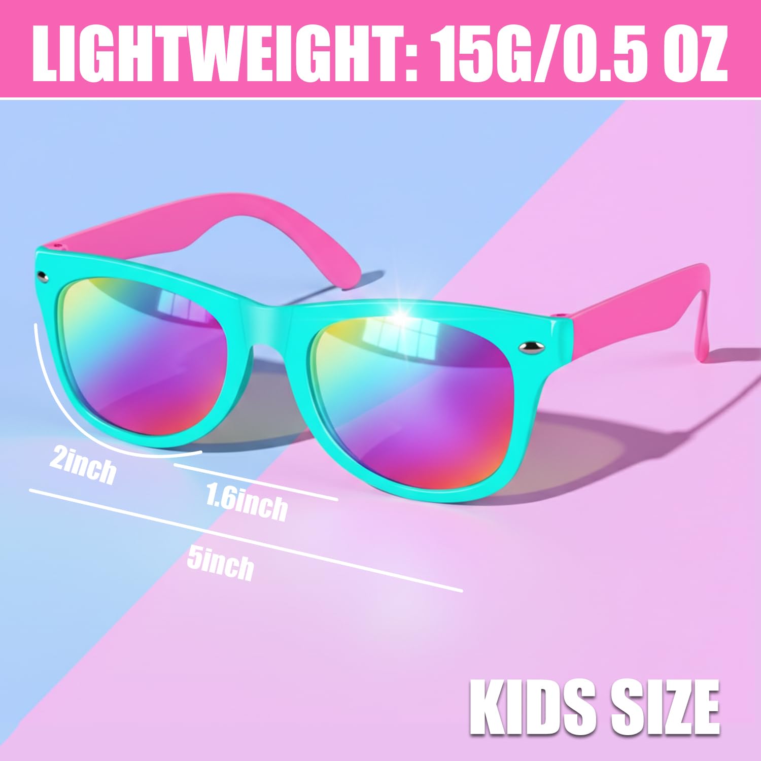 AGGKKY party favors provide bright color and eye protection at events.