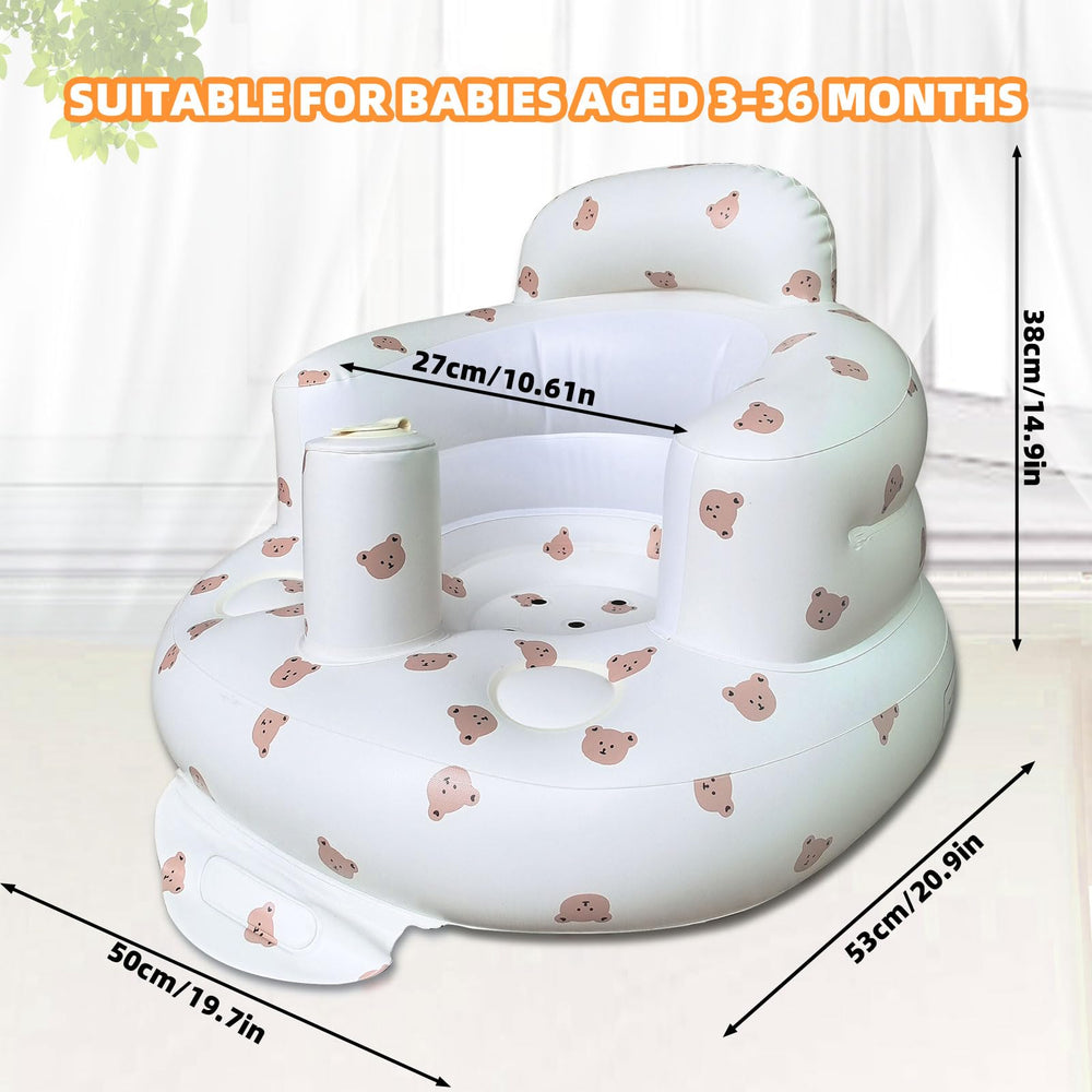 AGITVPS Bear cushioned headrest providing comfortable support.