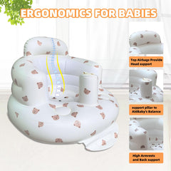 AGITVPS Bear wrap-around support maintaining upright posture.