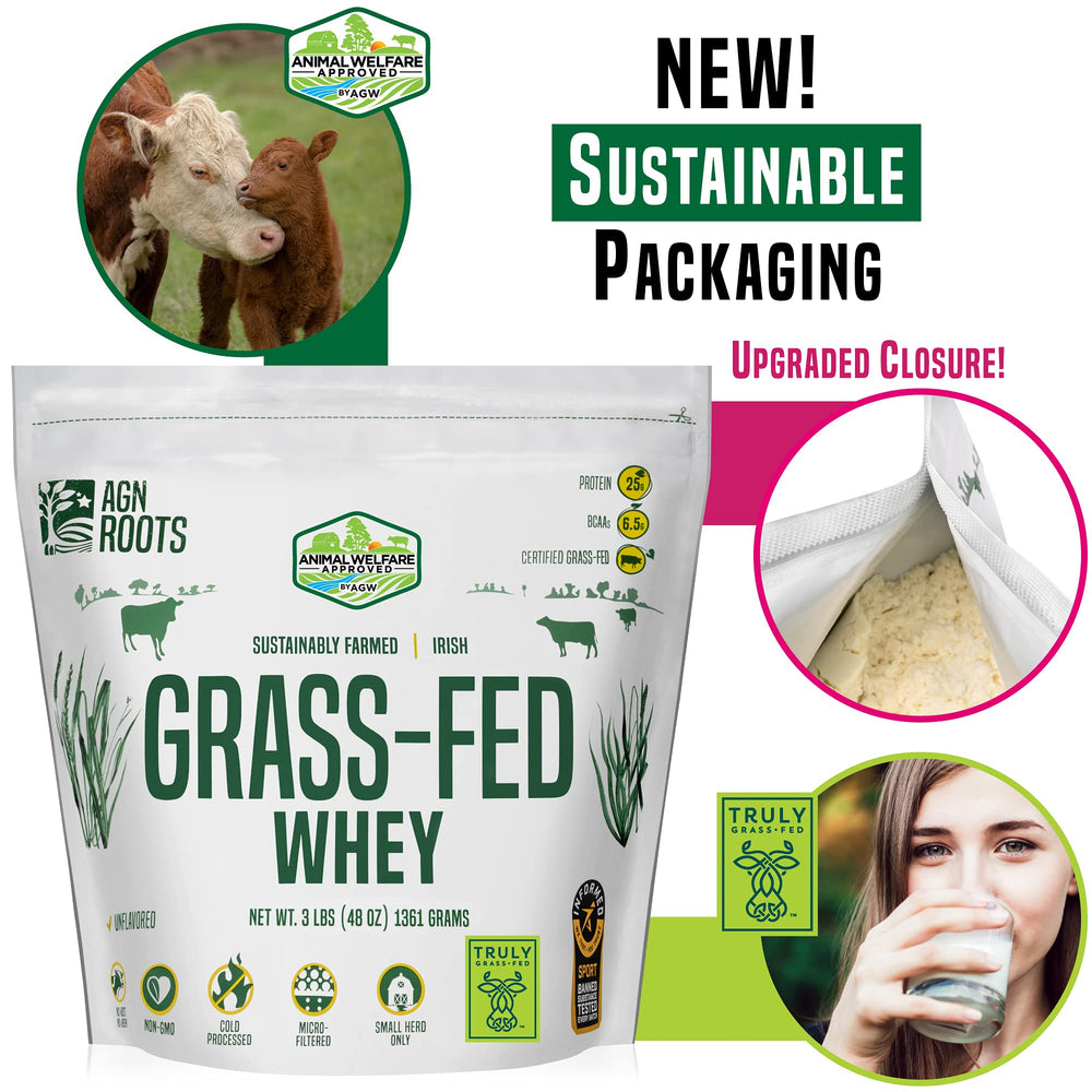 AGN Roots 3 lb servings offer cost-efficient daily protein for smoothies