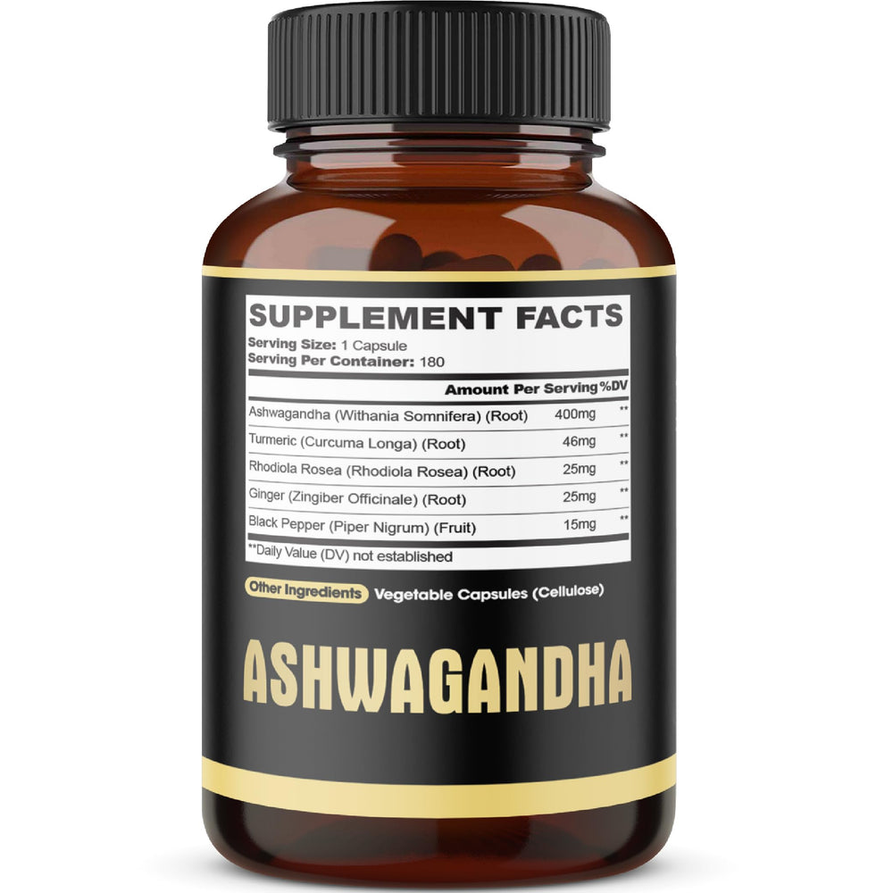 Agobi 180 cap bottle representing a six month supply