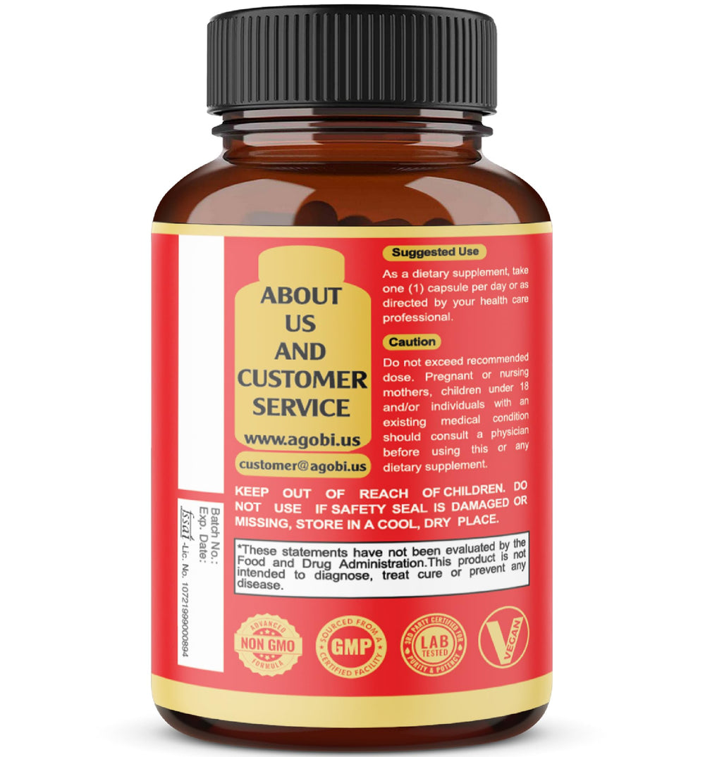 Agobi Three-month supply packaging suggests a steady wellness routine