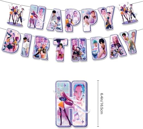 AGOODTO K-Pop Demon tablecloth protects surfaces and ties the theme together.