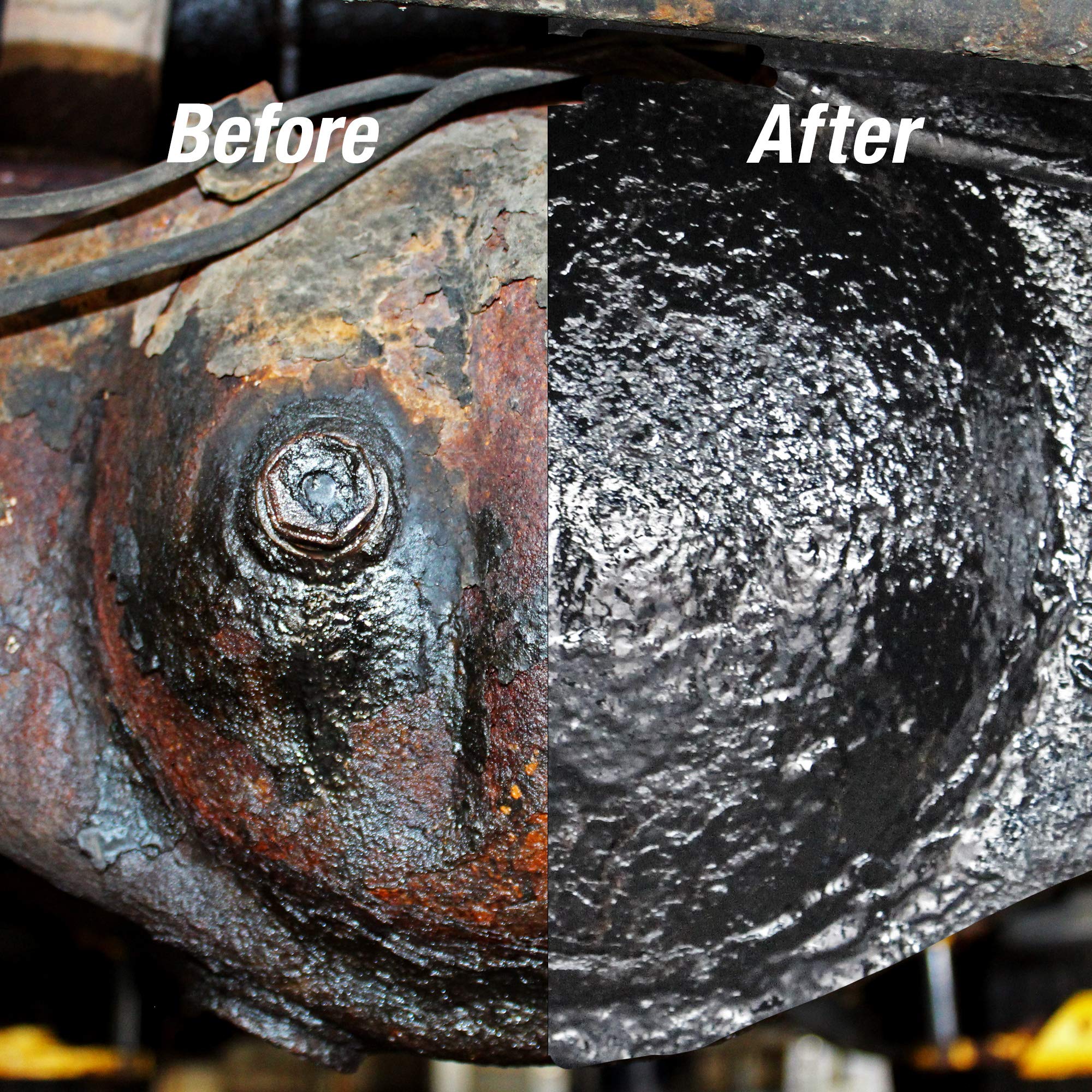 Heat resistance demonstration for AGS Rust Stop Spray up to 300°F on metal