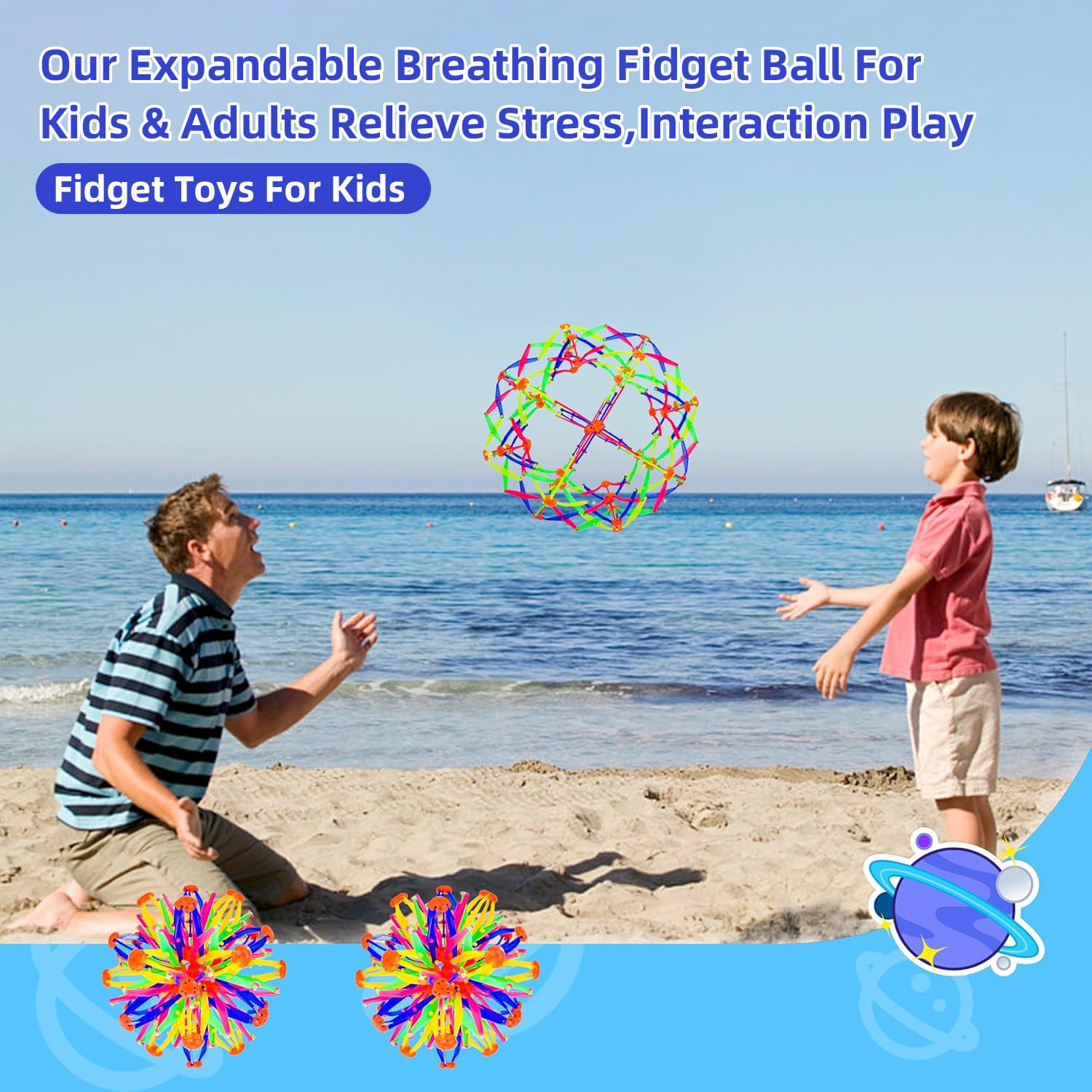 AGSIXZLAN expandable ball tummy breath aids easy breathing exercises at home.