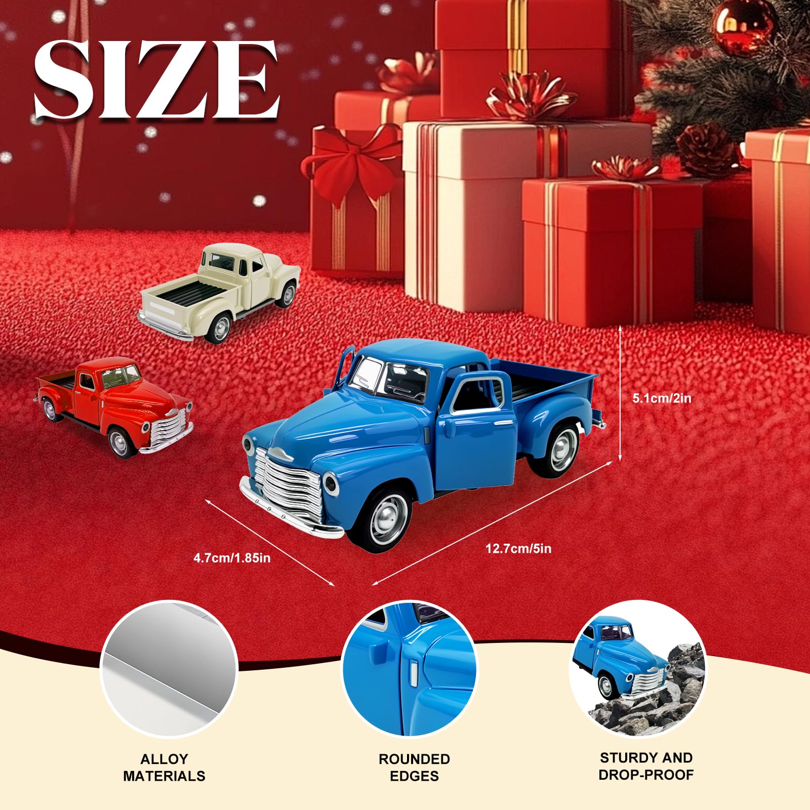 AGSIXZLAN Little Blue Truck doors open for imaginative play.
