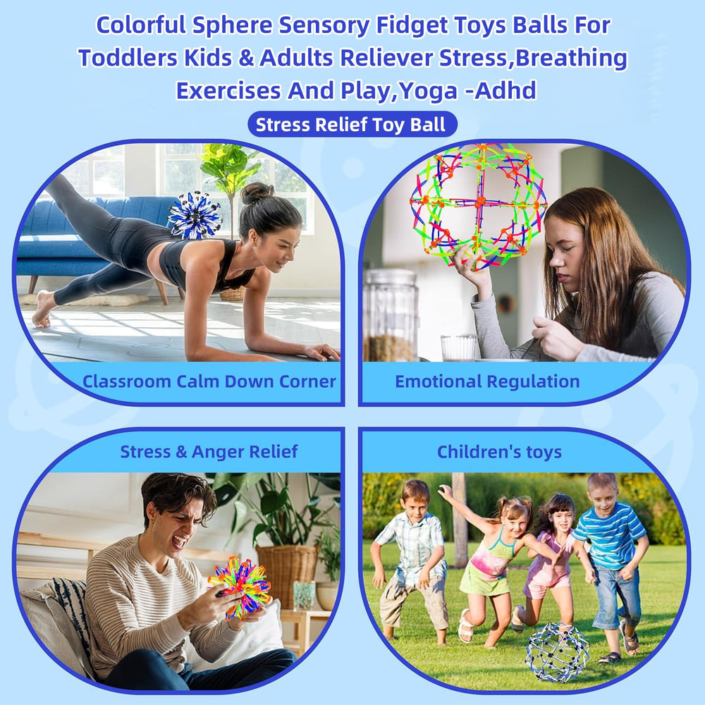 AGSIXZLAN stress relief ball for kids helps reduce anxiety and improve concentration.