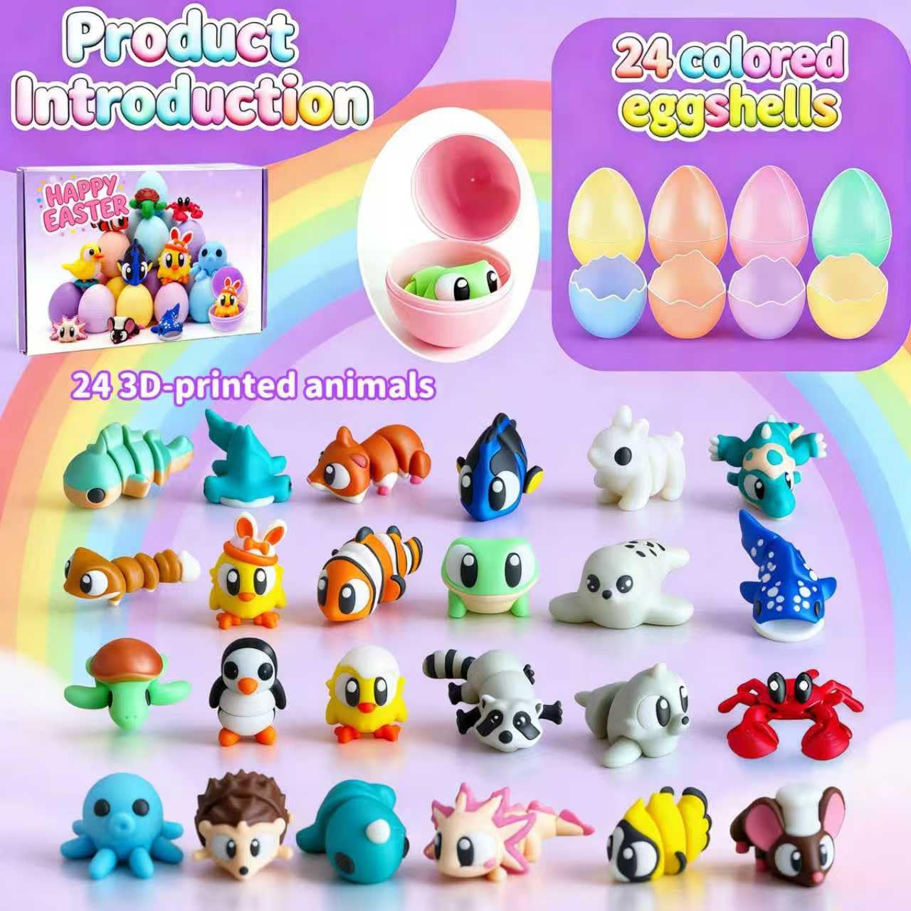 Bright, durable eggs enhance Easter baskets and party decor