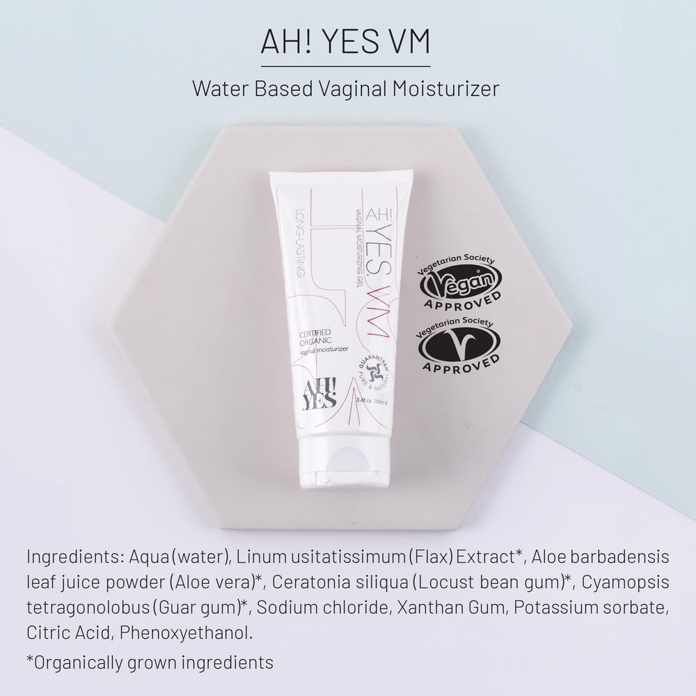 AH! YES VM pH-matched formula supports intimate balance.