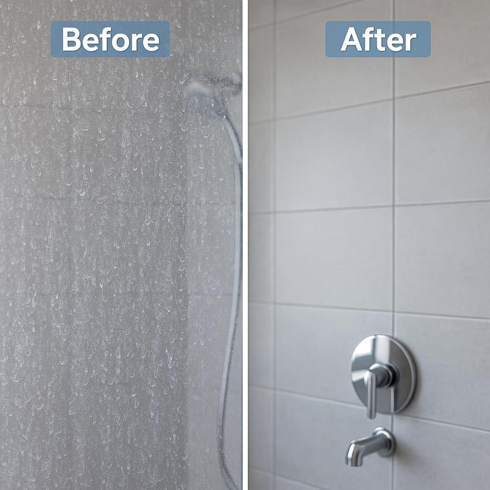 AHAOIN #0000 pad removes mineral buildup from glass and metal