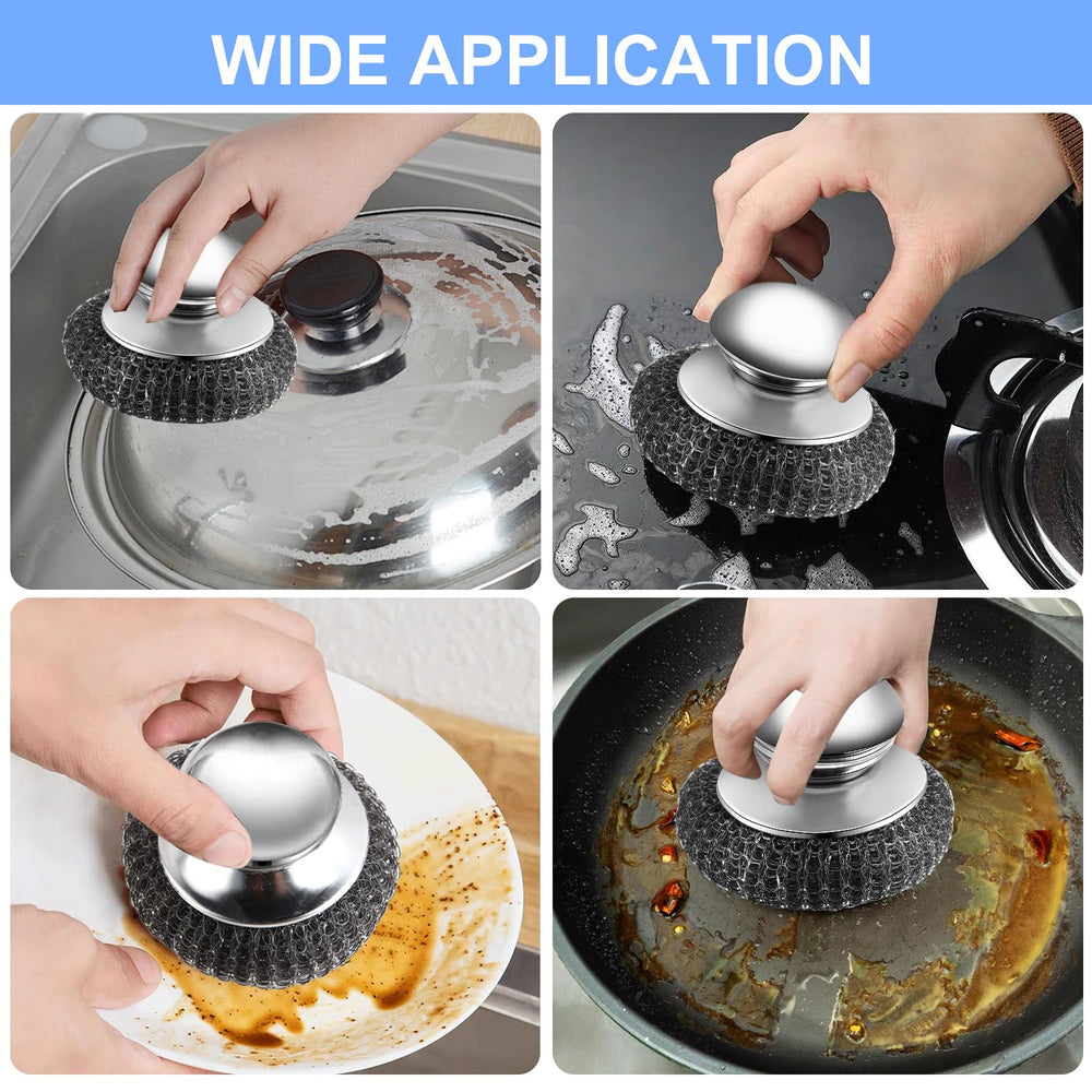 Ahardaim scrubber used on sink and faucet for a fresh kitchen