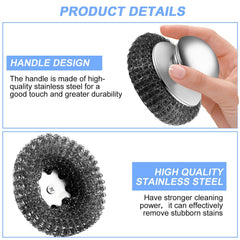 Ahardaim replacement steel wool pads for ongoing cleaning power
