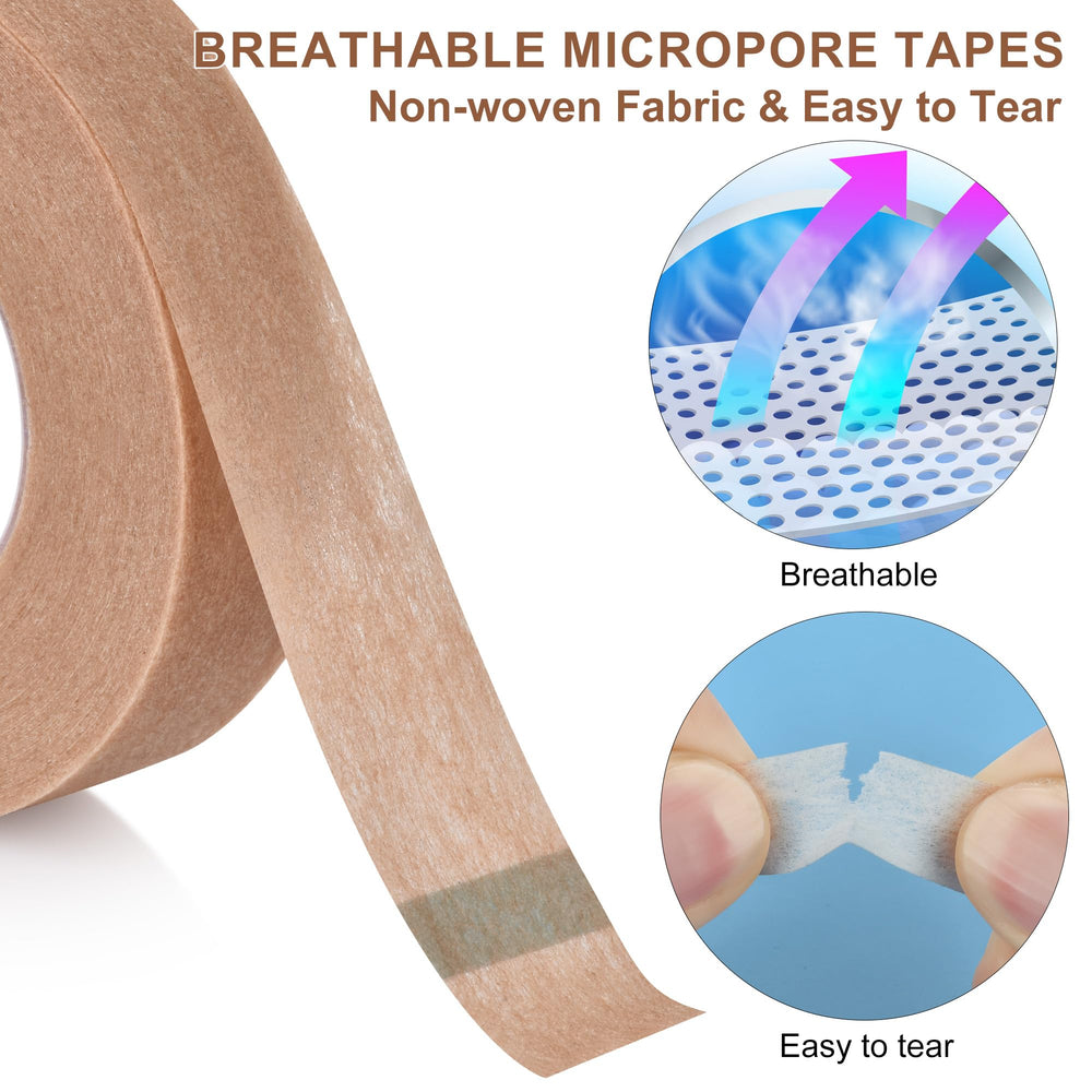 AHHALFFY nonwoven tearable tape conforms softly to facial contours