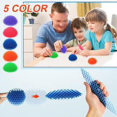 AHHSOY compact worm fidget toy provides quiet stress relief during work or study.