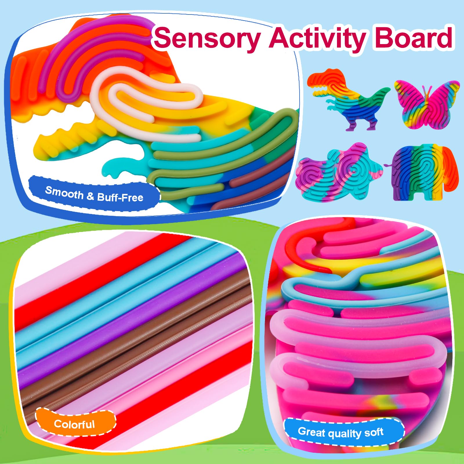 AHHSOY sensory board dinosaur supports focused play and coordination