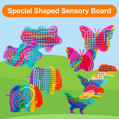 AHHSOY sensory board elephant offering tactile textures for calming exploration