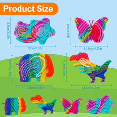 AHHSOY sensory board star with two-sided patterns to engage fine motor skills